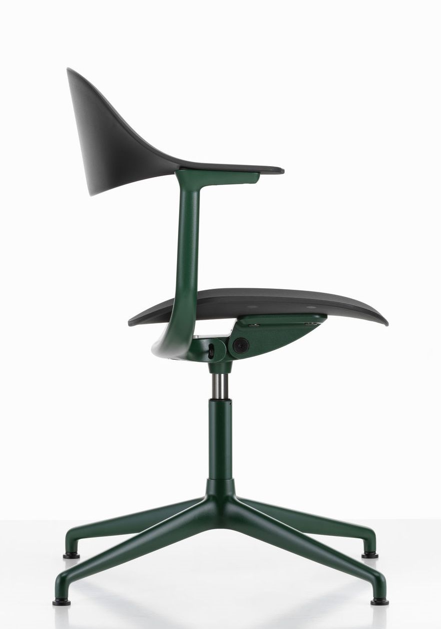 Mynt back and seat plastic office swivel chair Vitra
