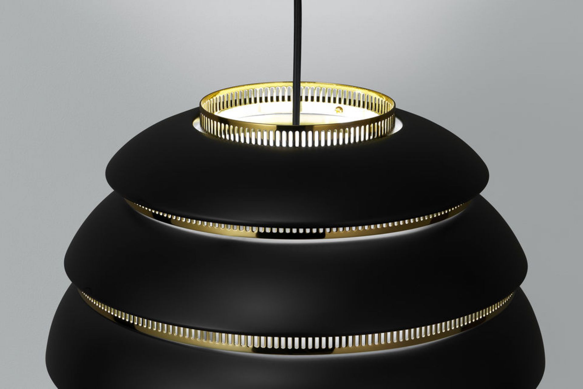 A331 Beehive Pendant light black Artek QUICK SHIP