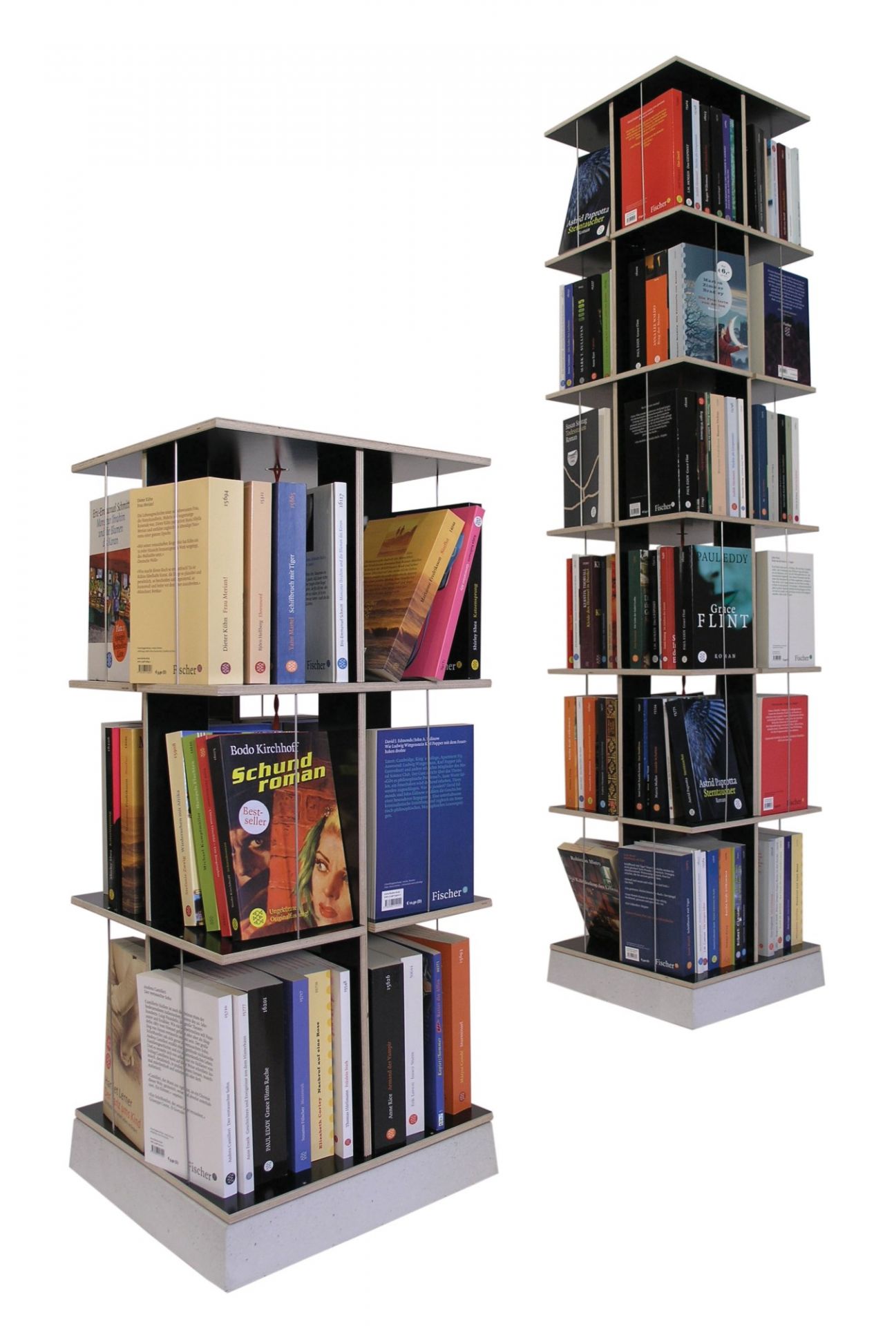 Buchstabler bookshelf, dvd-shelf Nils Holger Moormann